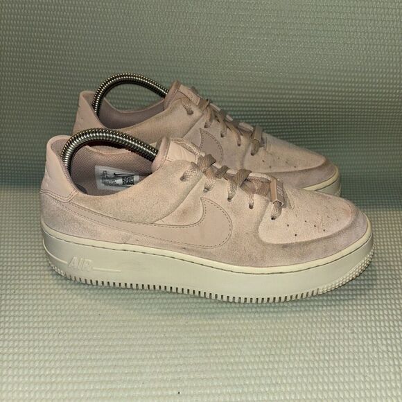 Nike Air Force 1 Sage Low Shoes Women’s Size 9.5 Particle Beige AR5339 201 - Picture 1 of 9